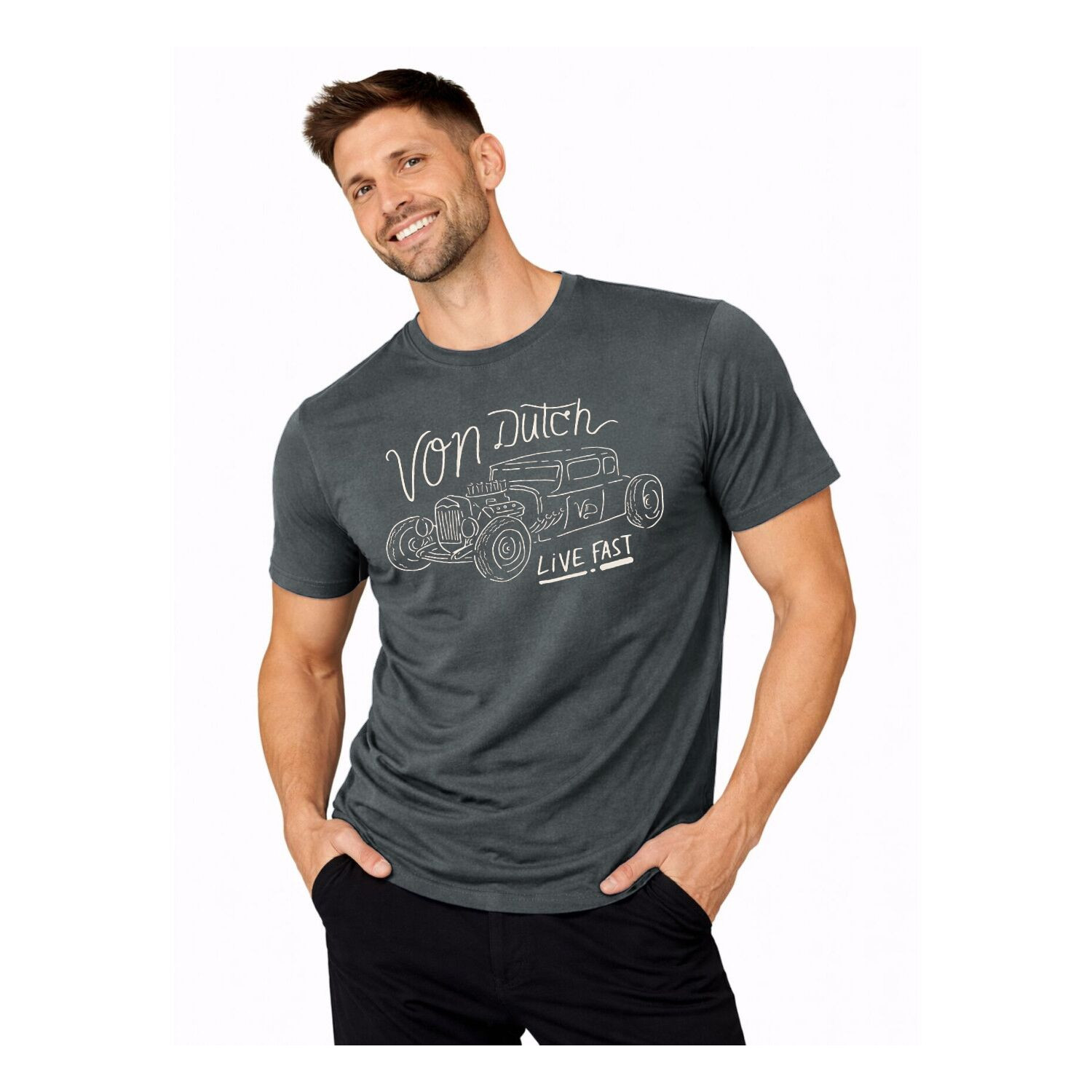 T-shirt en coton LOG, VON DUTCH