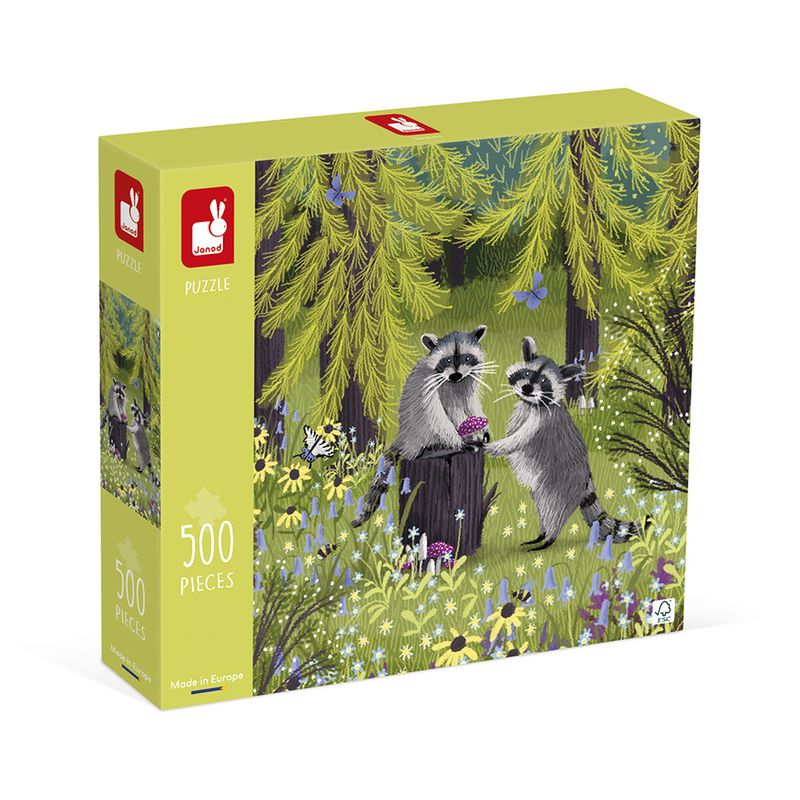 Lot puzzles évolutifs pour enfant animaux - Jouet carton Janod et WWF®