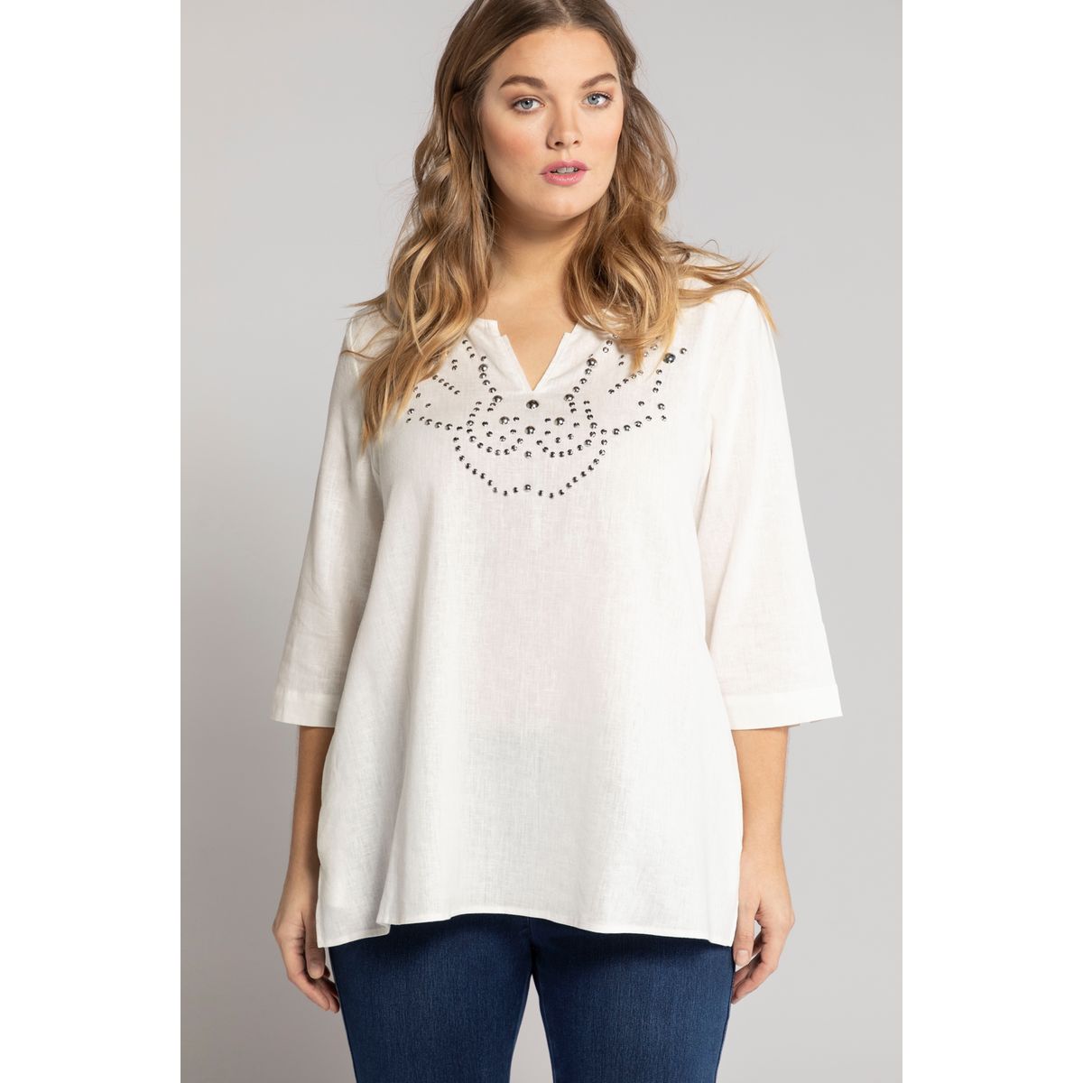 Tunique blanche femme grande taille La Redoute