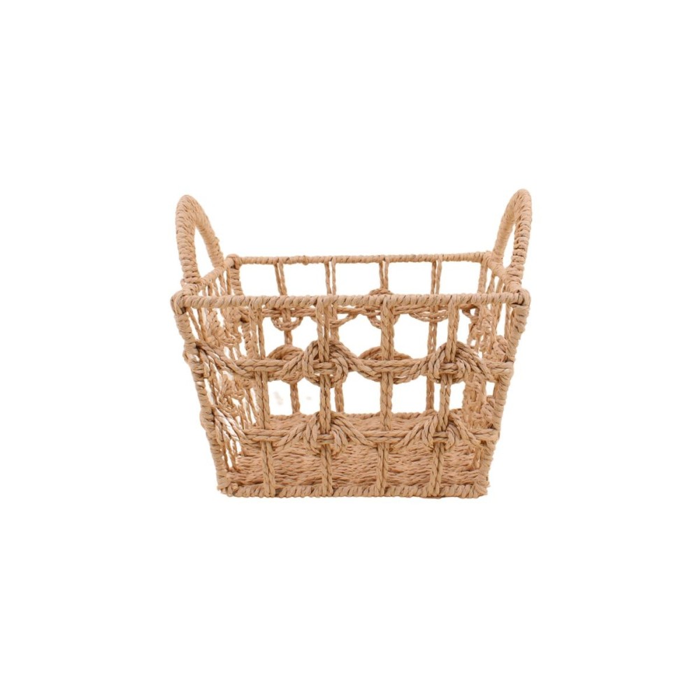 Panier avec poignées tressé 25x25cm, ORNAMI
