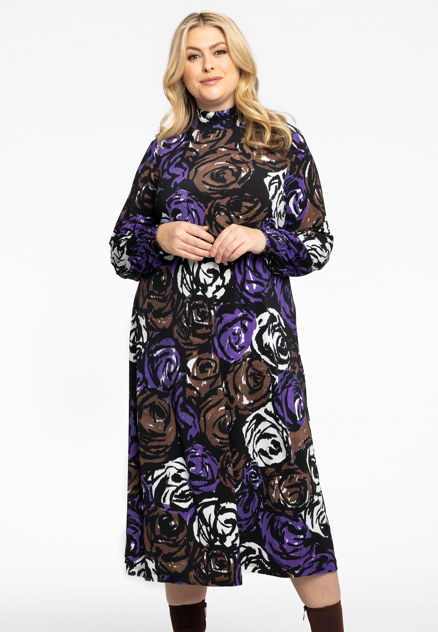 Robe imprimé / imprimée floral, YOEK