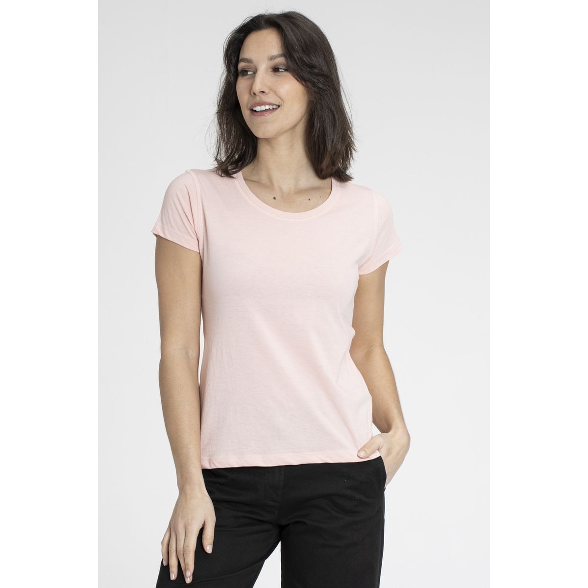 T-shirts rond marine rose pale Gerard Pasquier | La Redoute