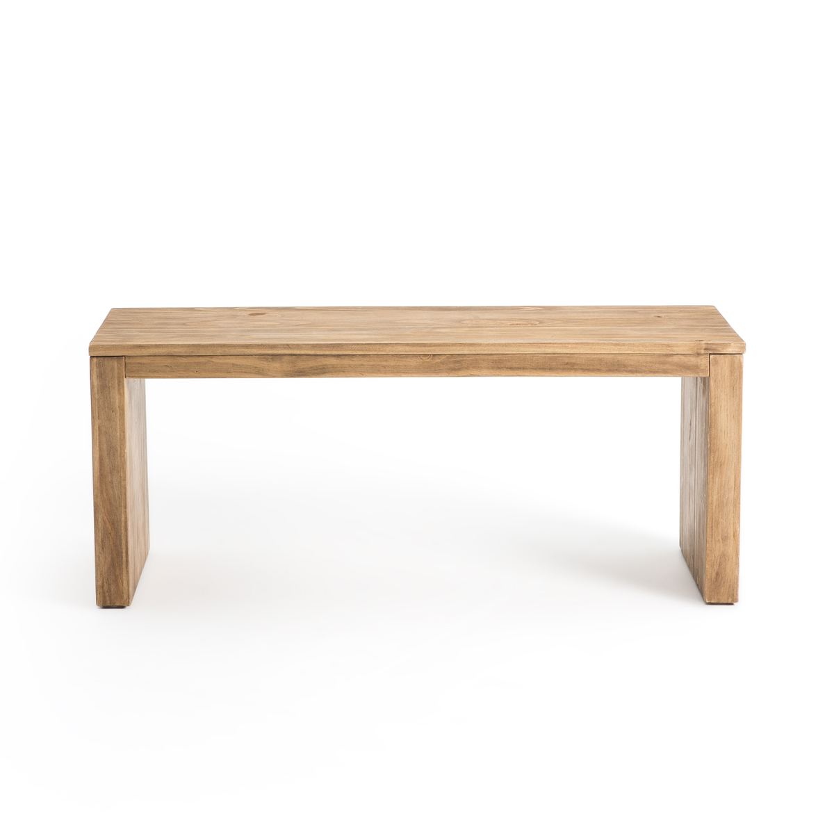 Product photograph of Malu Solid Pine Bench from La Redoute UK