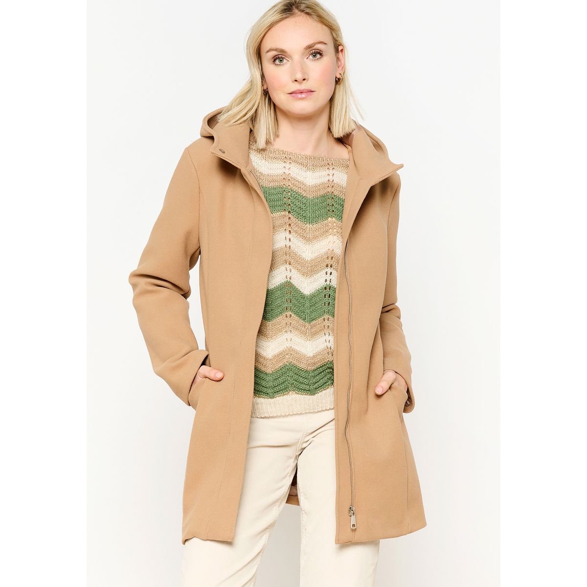 Caban hot sale capuche femme