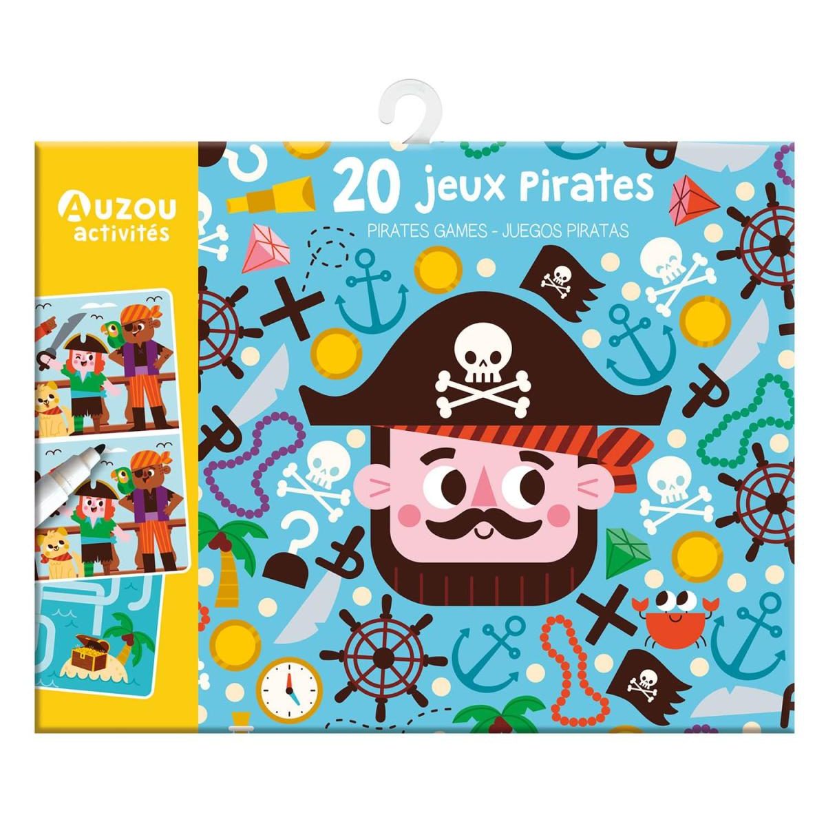 Ma pochette de jeux - 20 jeux pirates, EDITIONS AUZOU