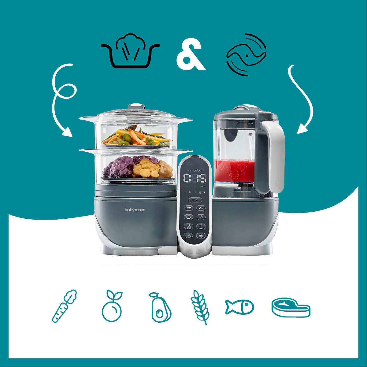 Les Cuisinautes - Robot Multifonction - Nutribaby - Babymoov.