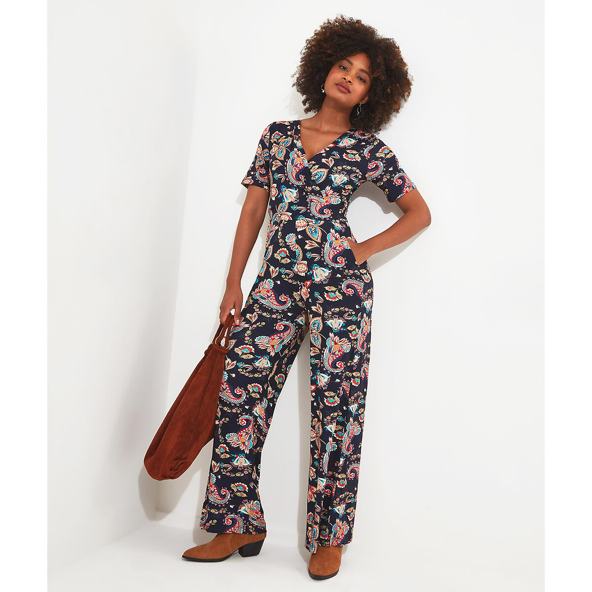 Star print jumpsuit top
