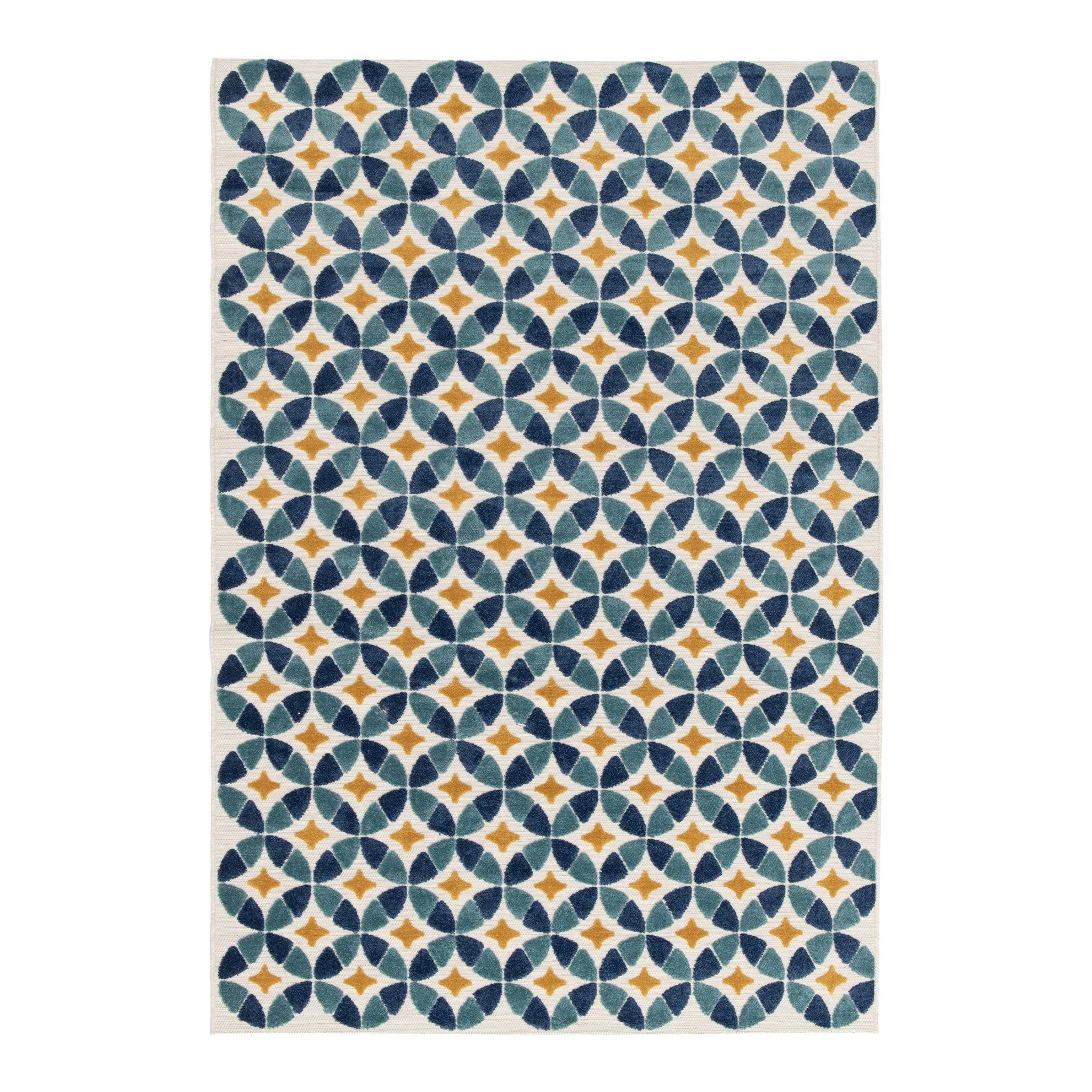 Tapis intérieur extérieur avec effet sculpté LISBONNE, AFK LIVING