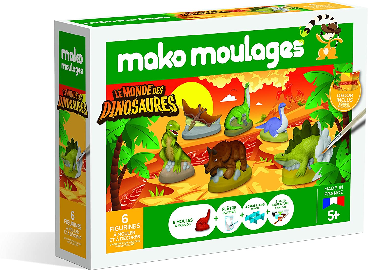 Coffret Le Monde des Dinosaures, MAKO CREATIONS