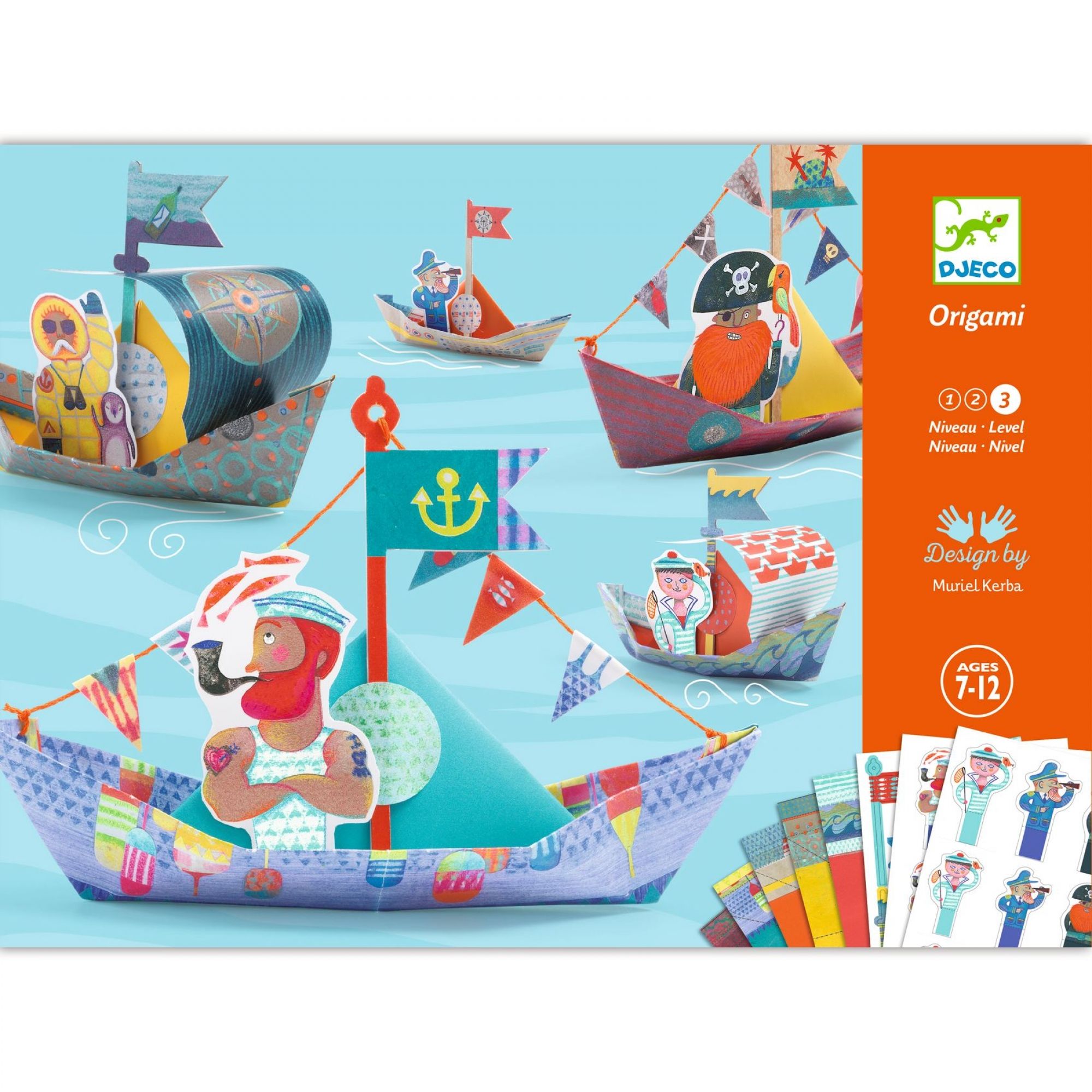 Origami Bateaux sur l'eau, DJECO