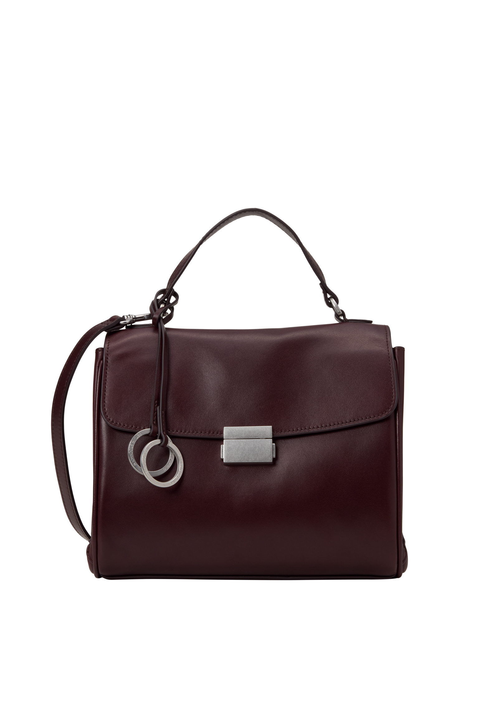 Sac à bandoulière modèle Greta en cuir de vachette de qualité supérieure, MARC O'POLO