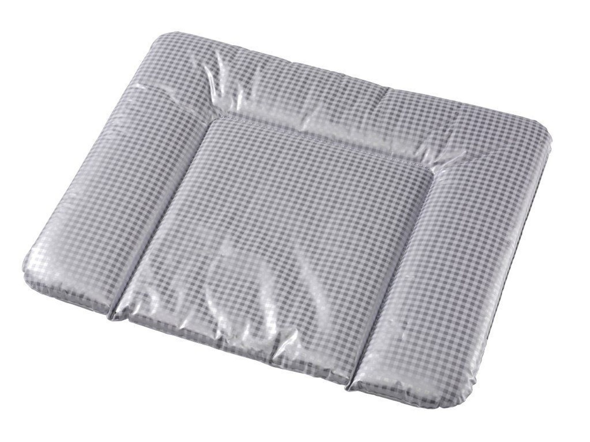 Grand matelas à langer avec protection tête 85 x 75 cm quadrillé, GEUTHER