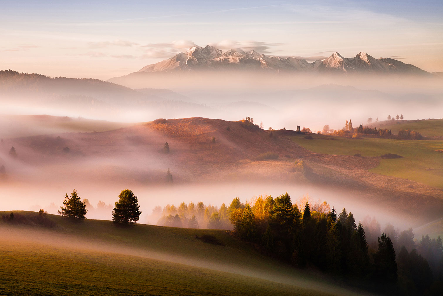 Tableau Automne serein et silence, HEXOA
