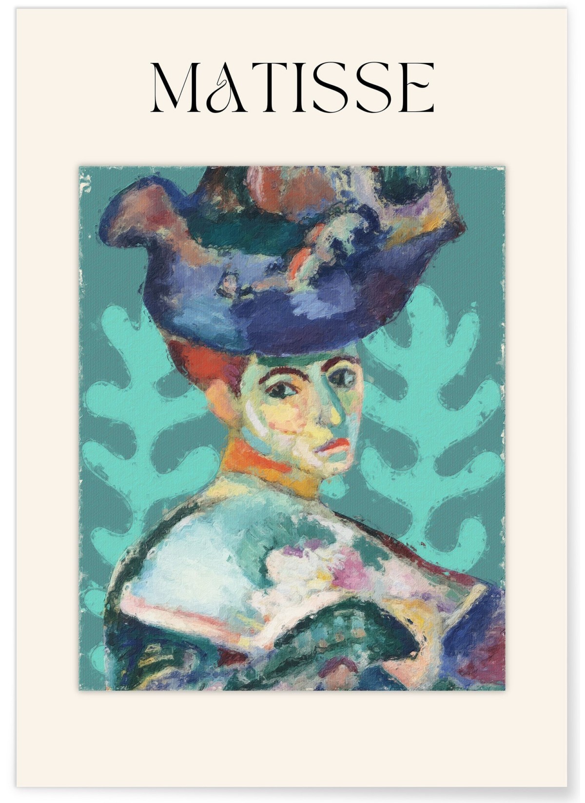 Affiche Matisse - Portrait Cubiste, L'AFFICHERIE