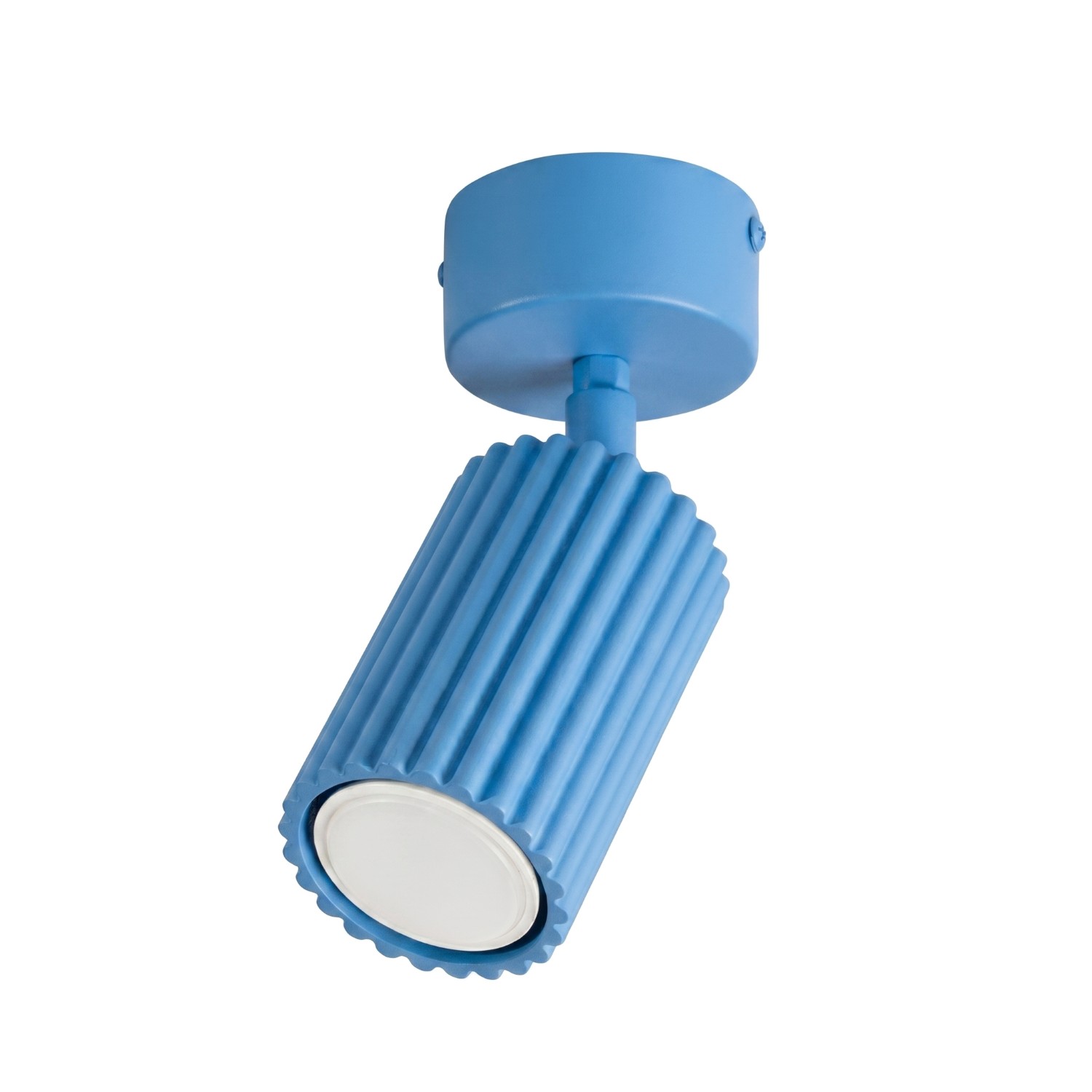 Plafonnier Aluminium Bleu GU10 1 Karbon, EDEN