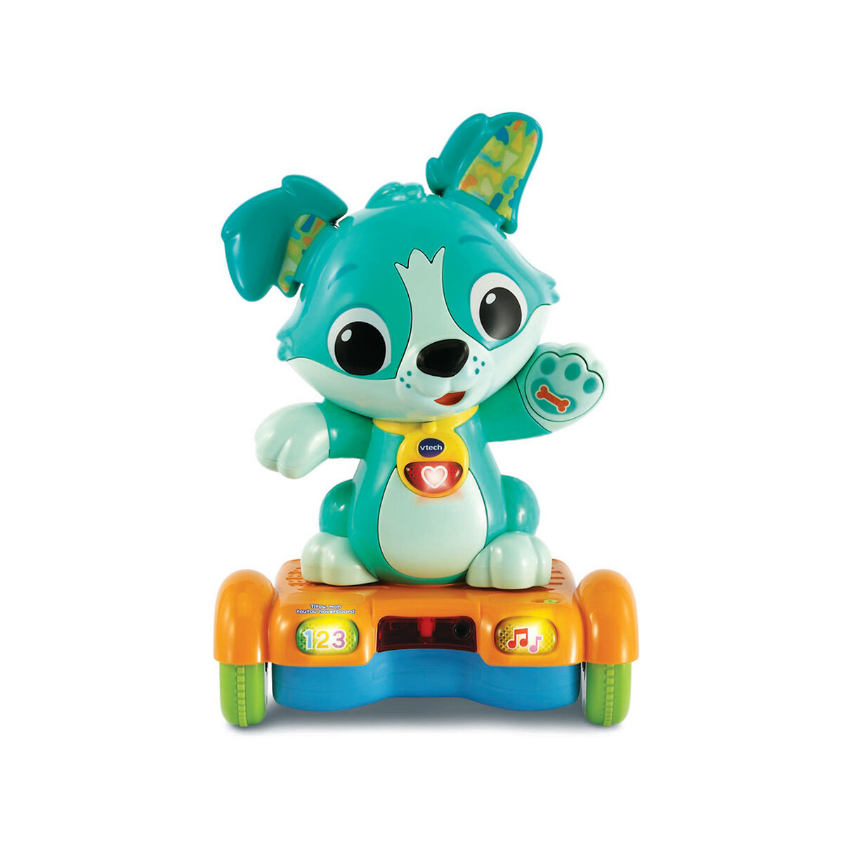 Titou Le Toutou Hoverboard VTech - Chien Interactif Qui Fuit Et évite Les Obstacles