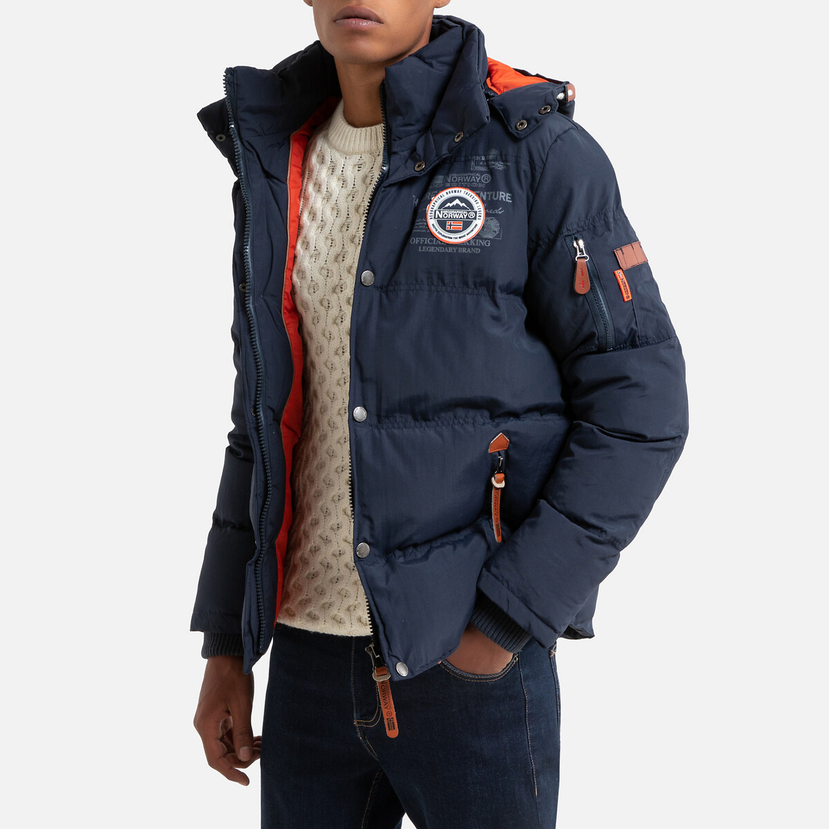 Uomo Vestiti Cappotti e giacche Giacche Piumini Geographical Norway Piumini Abrigo Geographical Norway 