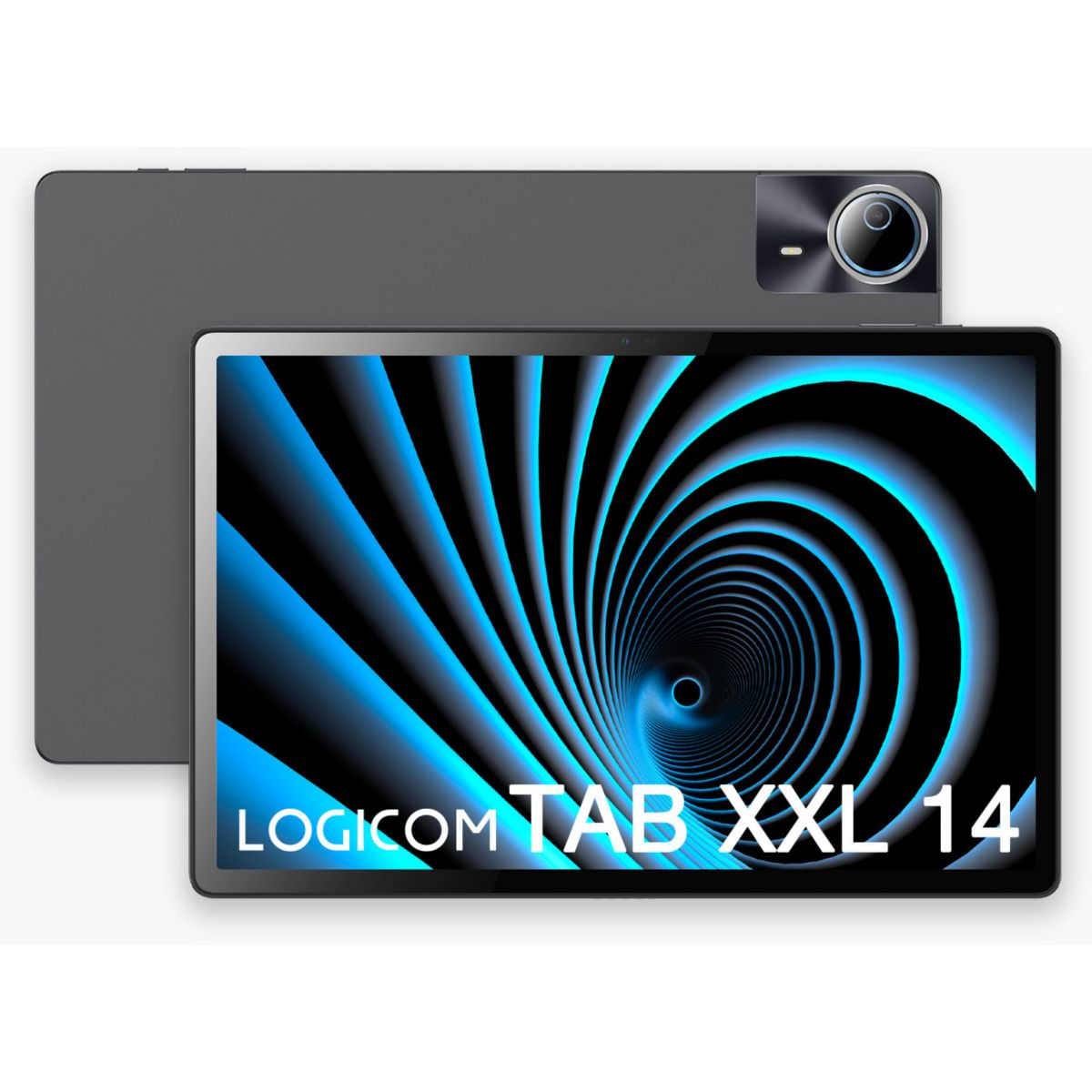 Tablette Android XXL 14.1'' 4/128Go Noir FHD, LOGICOM