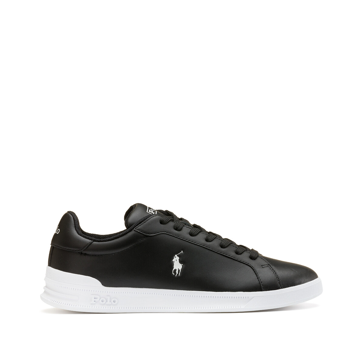 Heritage court ii trainers in leather , black, Polo Ralph Lauren | La ...