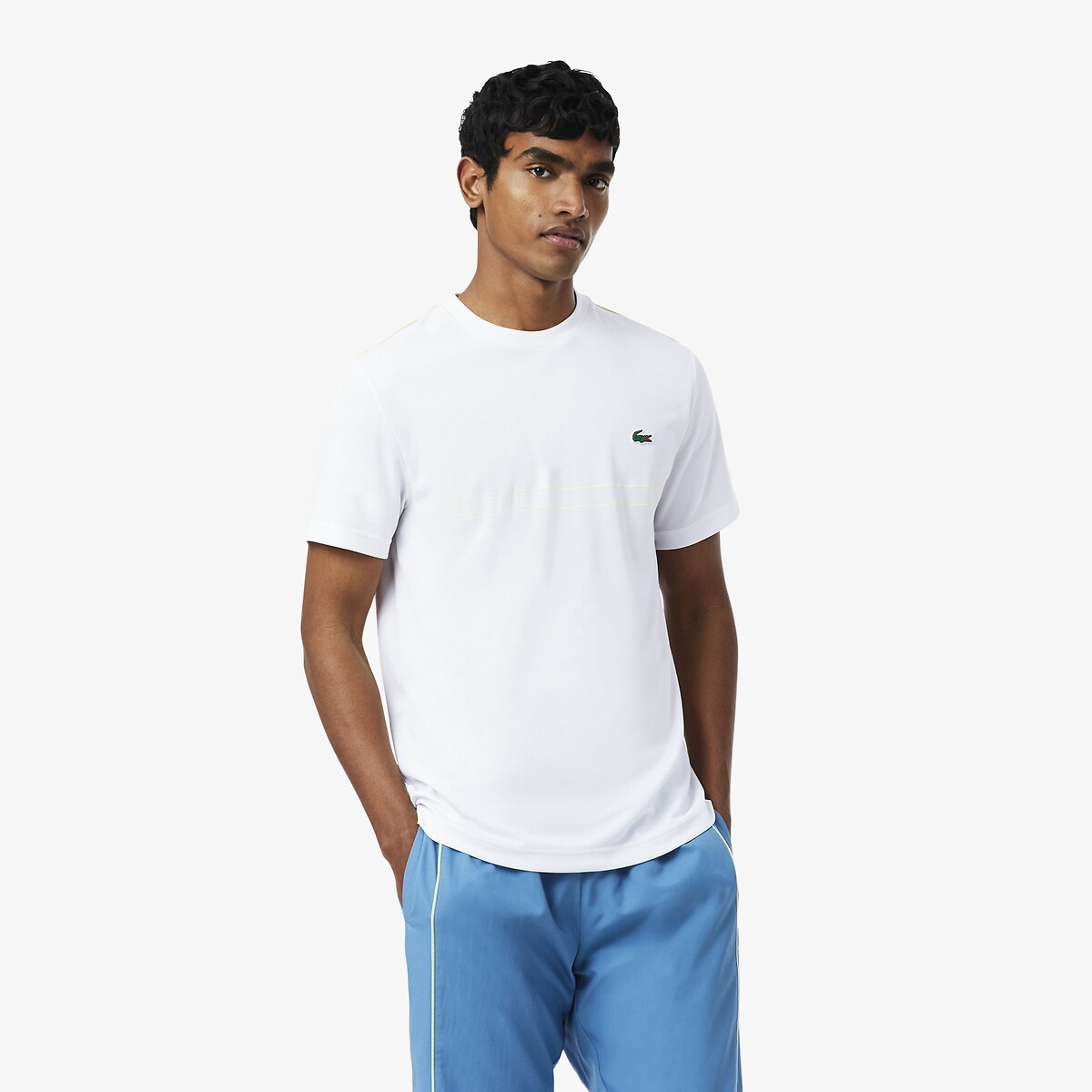 T-shirt Sport Ultra Dry imprimé, LACOSTE
