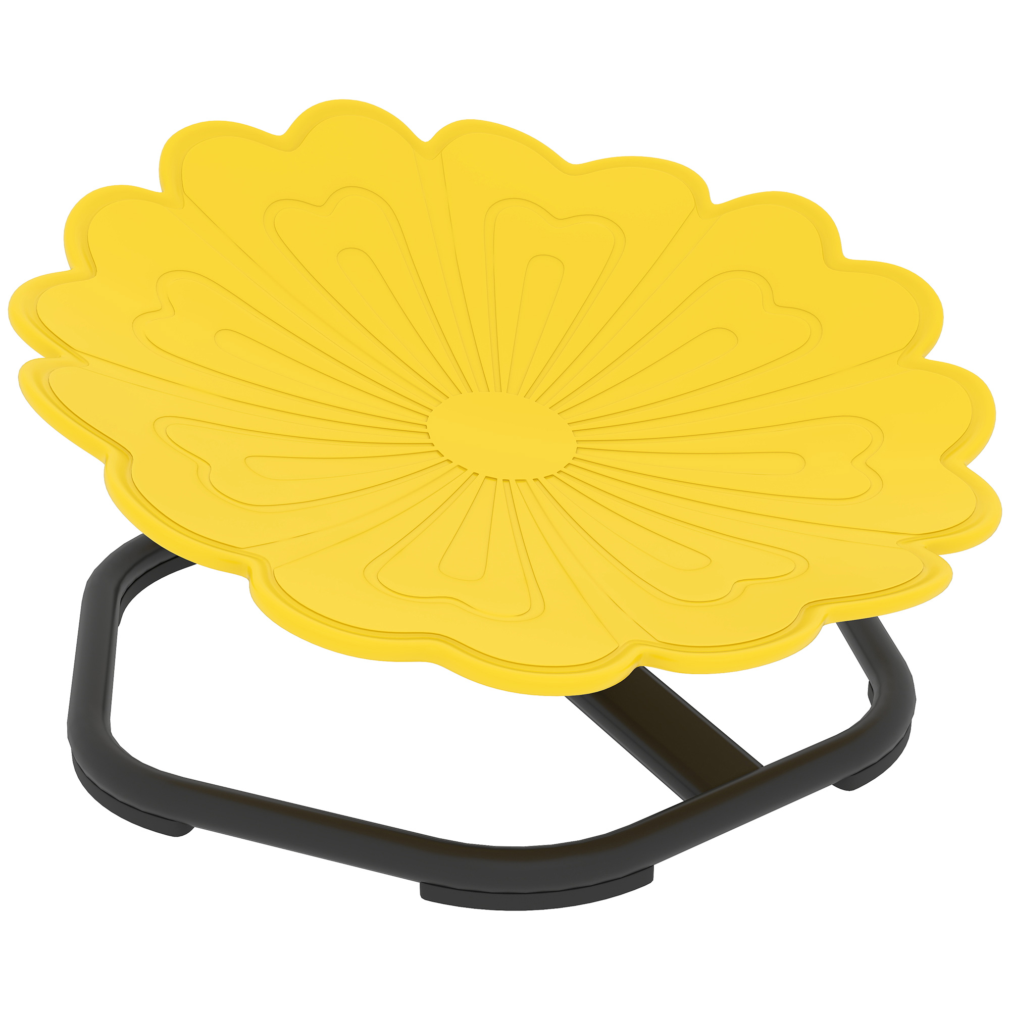 Fauteuil pivotant pour enfant PP Jaune, AIYAPLAY