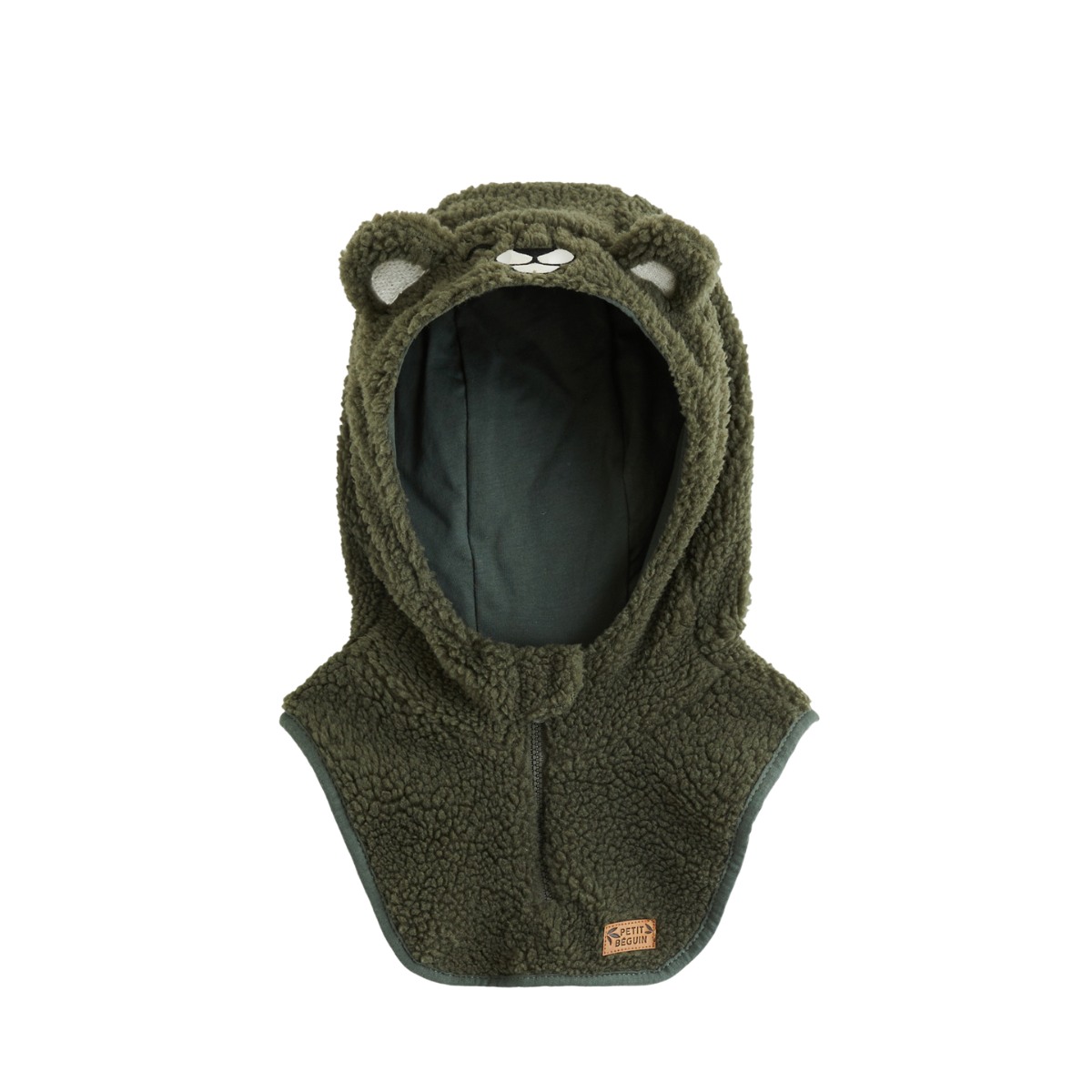 Capuche bébé en sherpa Ginkgo, PETIT BEGUIN