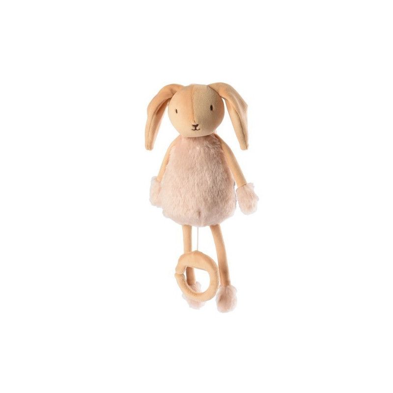 Pack Naissance Doudou et Boîte à musique Valentin le Lapin