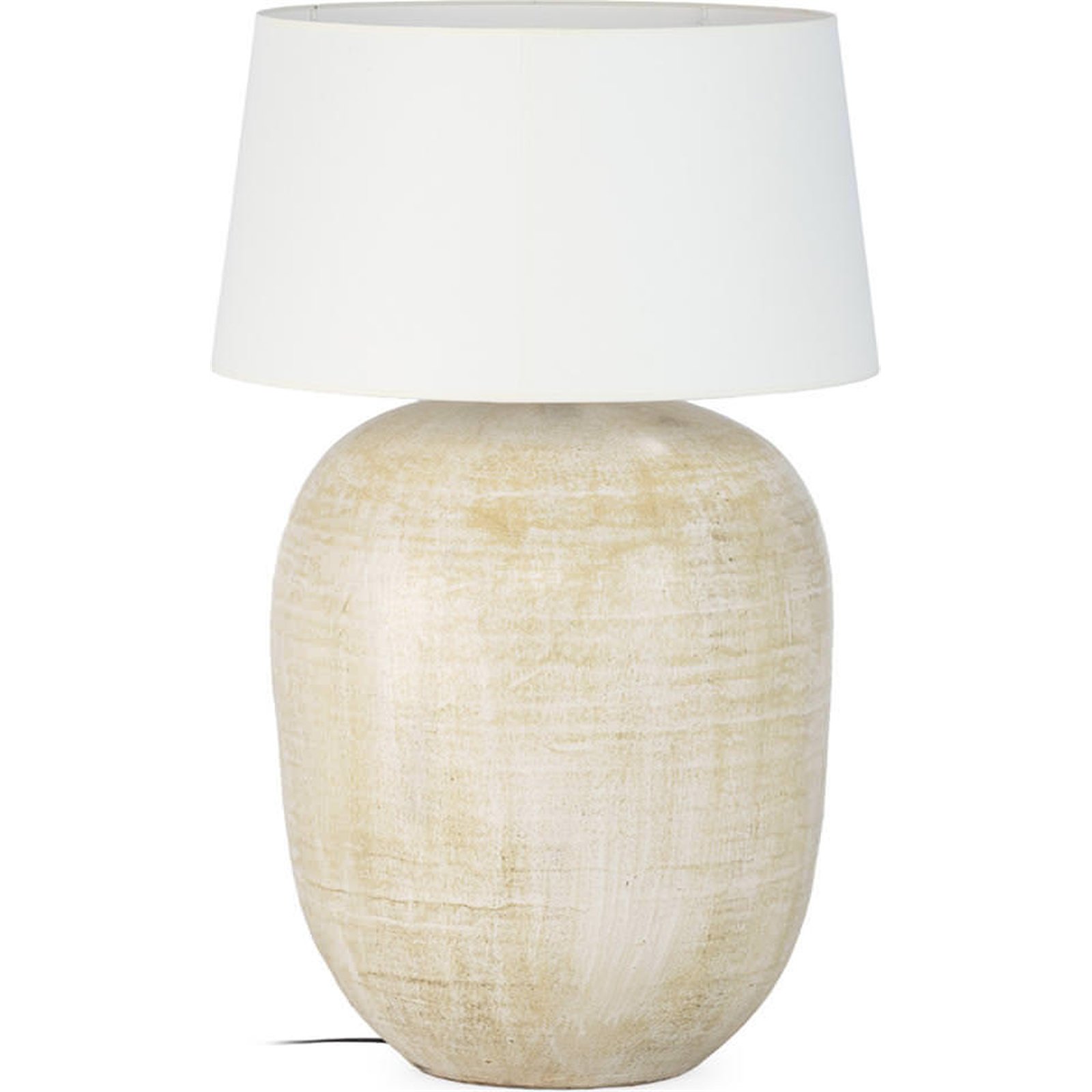 Lampe de table en terre cuite, Fait main, RECOLLECTION