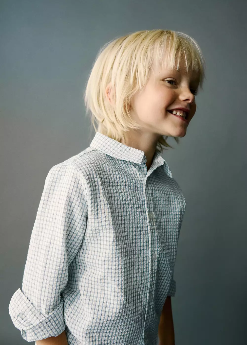 Chemise droite carreaux, MANGO BABY