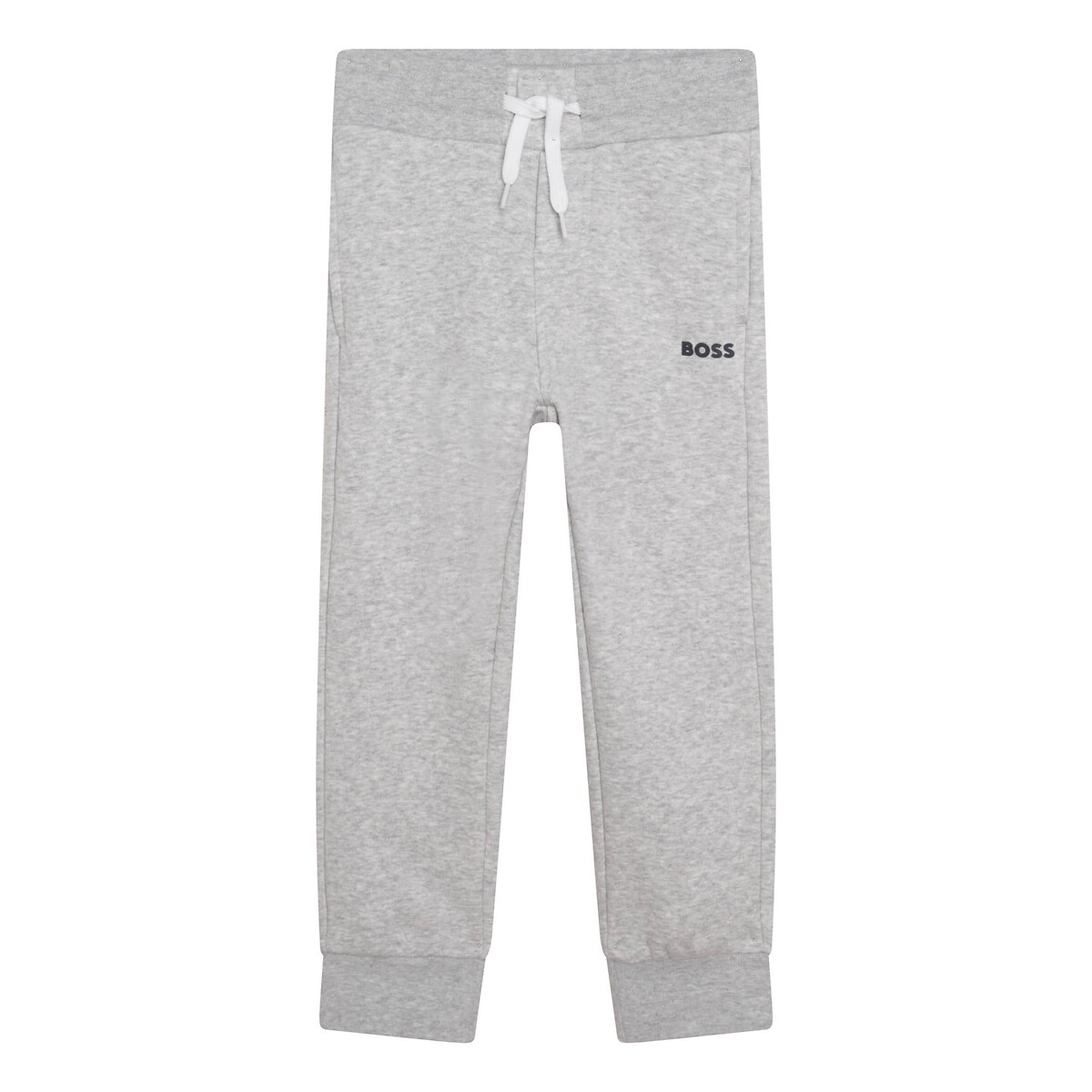 Logo Print Joggers in Cotton Mix
