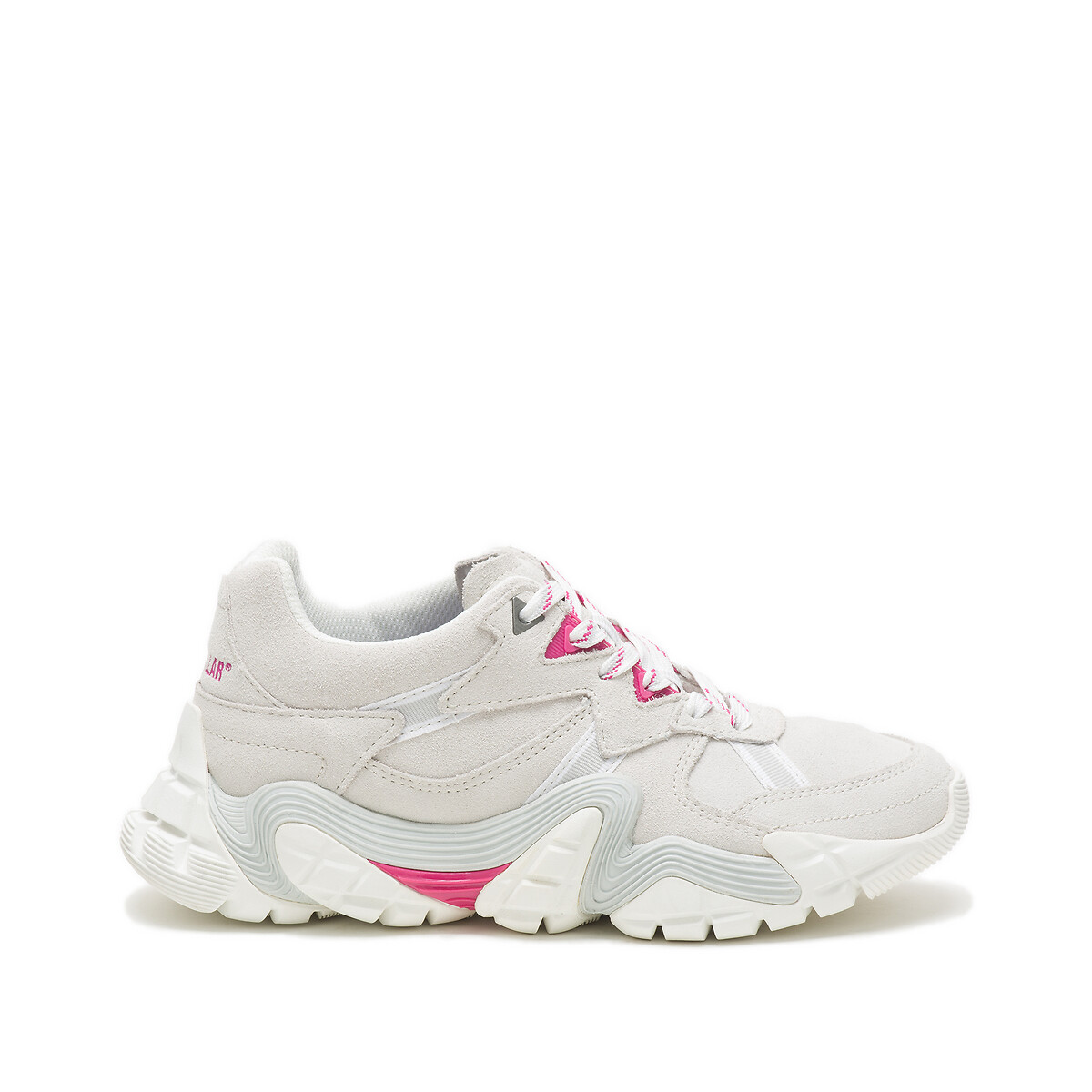 Zapatillas de piel vapor gris Caterpillar | La Redoute