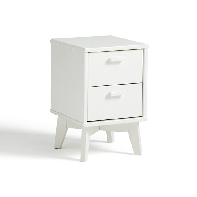 Anda 2-Drawer Bedside Cabinet, white, LA REDOUTE INTERIEURS
