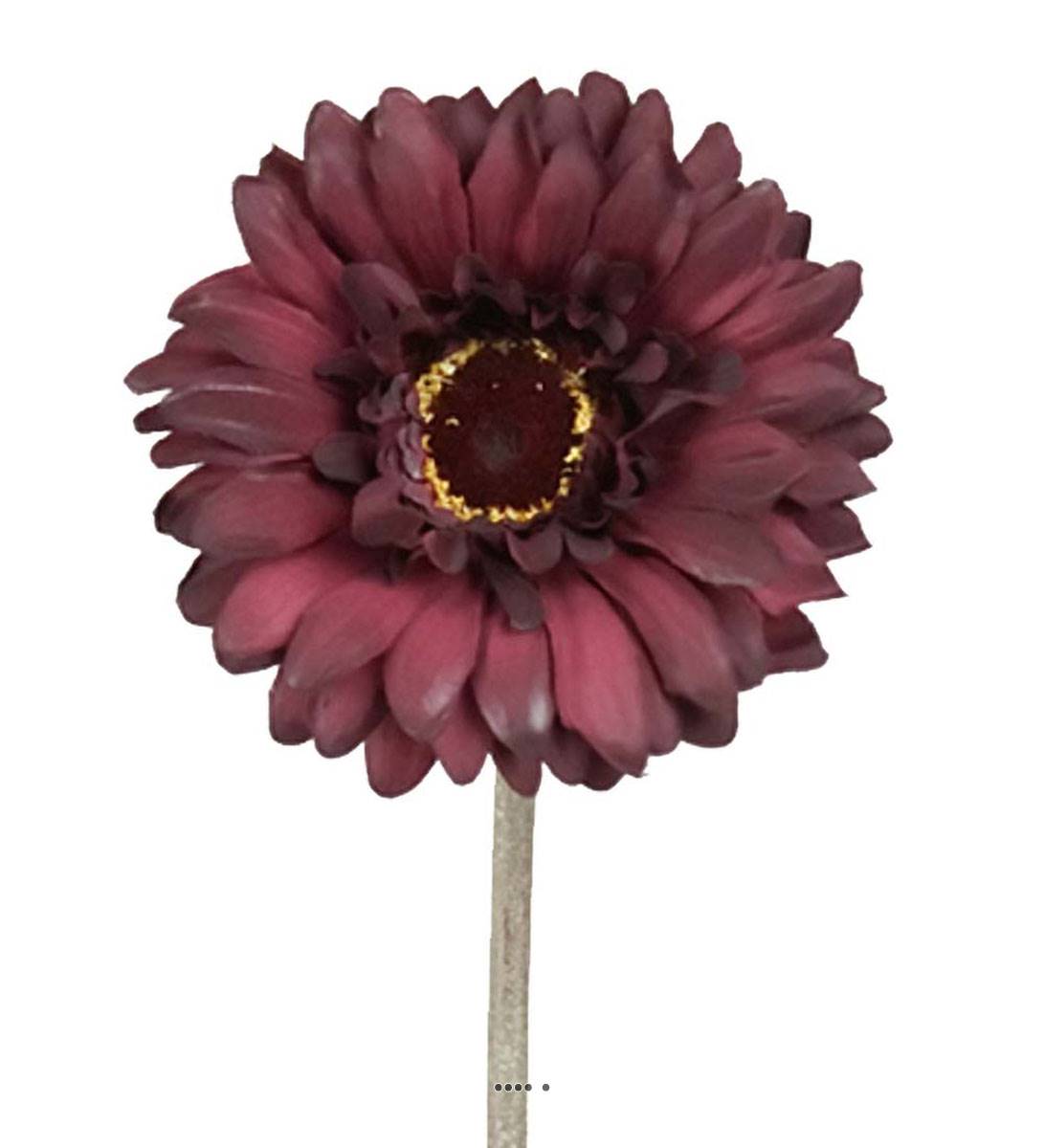 Gerbera artificiel H 55 cm D 10 cm superbe, ARTIFICIELLES