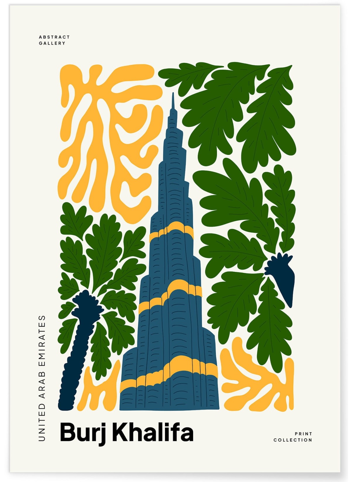 Affiche UAE Burj Khalifa, L'AFFICHERIE