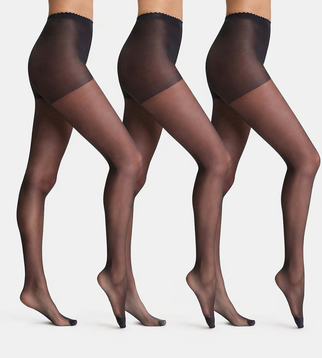 Lot de 3 collants Body Touch Voile 20 Deniers, DIM
