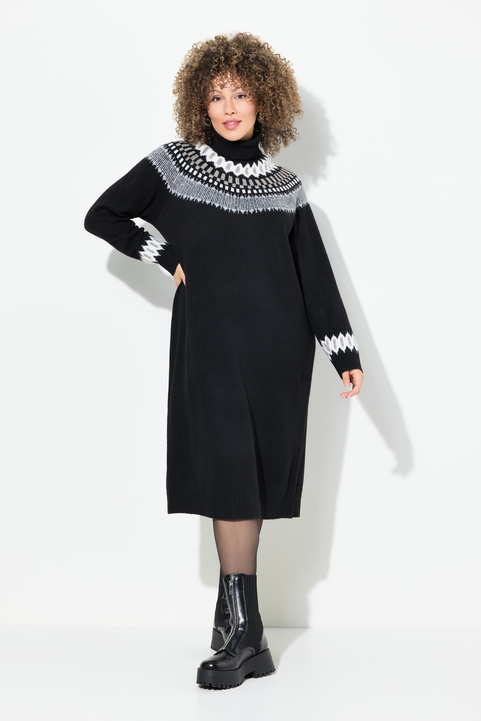 Robe en maille à manches longues, ULLA POPKEN