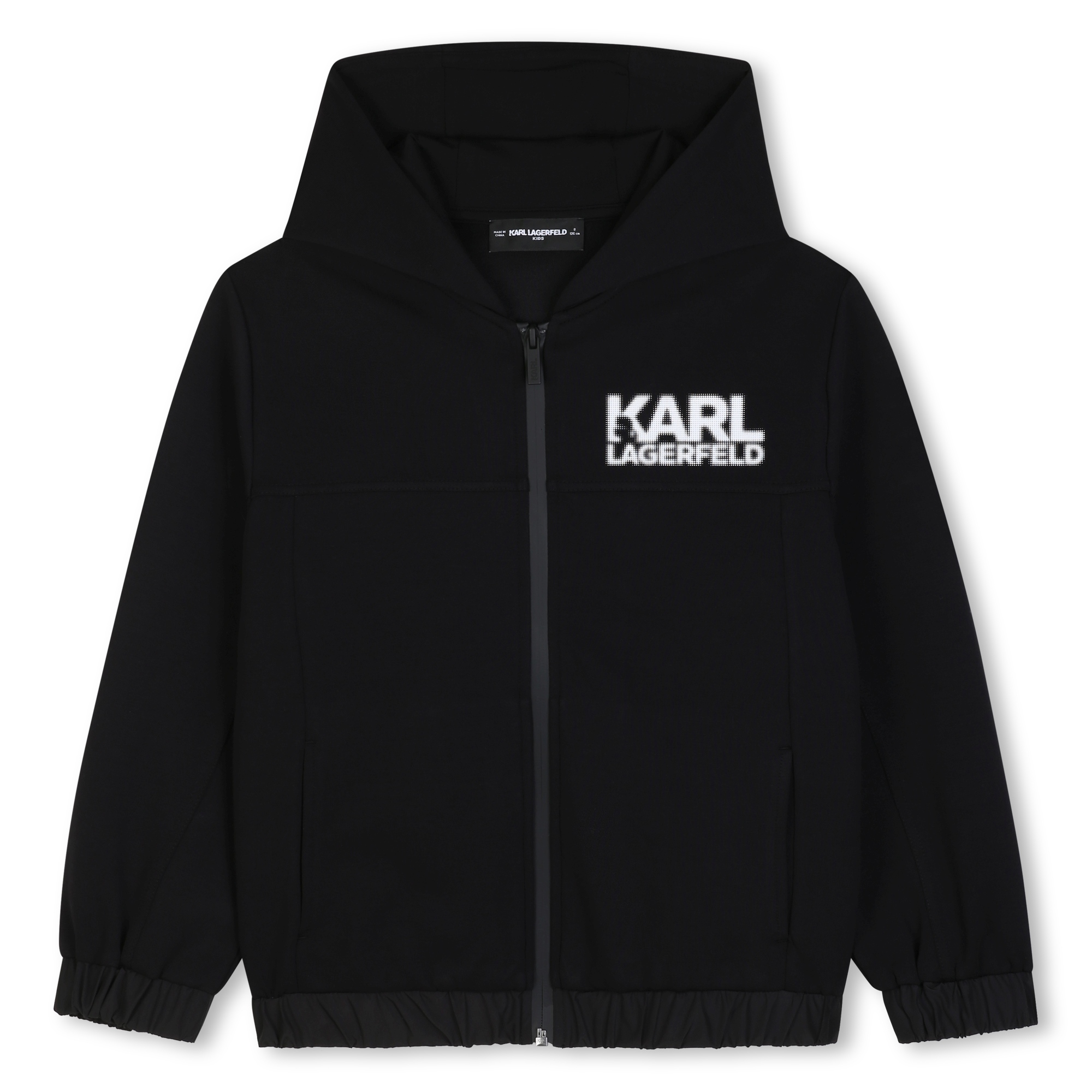 Cardigan à capuche, KARL LAGERFELD KIDS