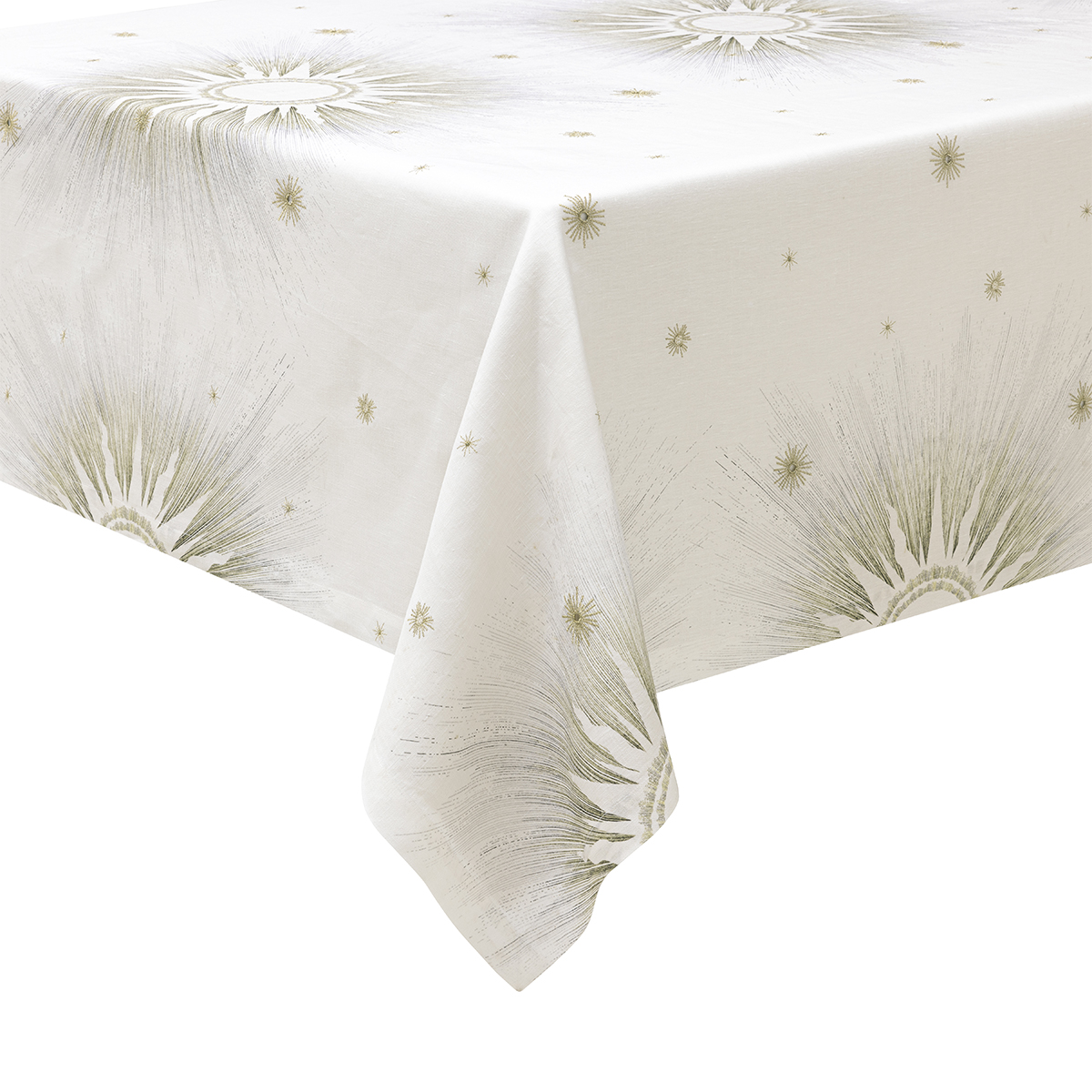 Nappe imprimée en lin, POUSSIÈRE D'ÉTOILE, ALEXANDRE TURPAULT