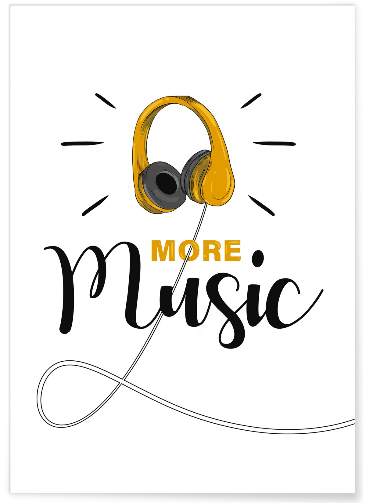 Affiche 'More Music', L'AFFICHERIE