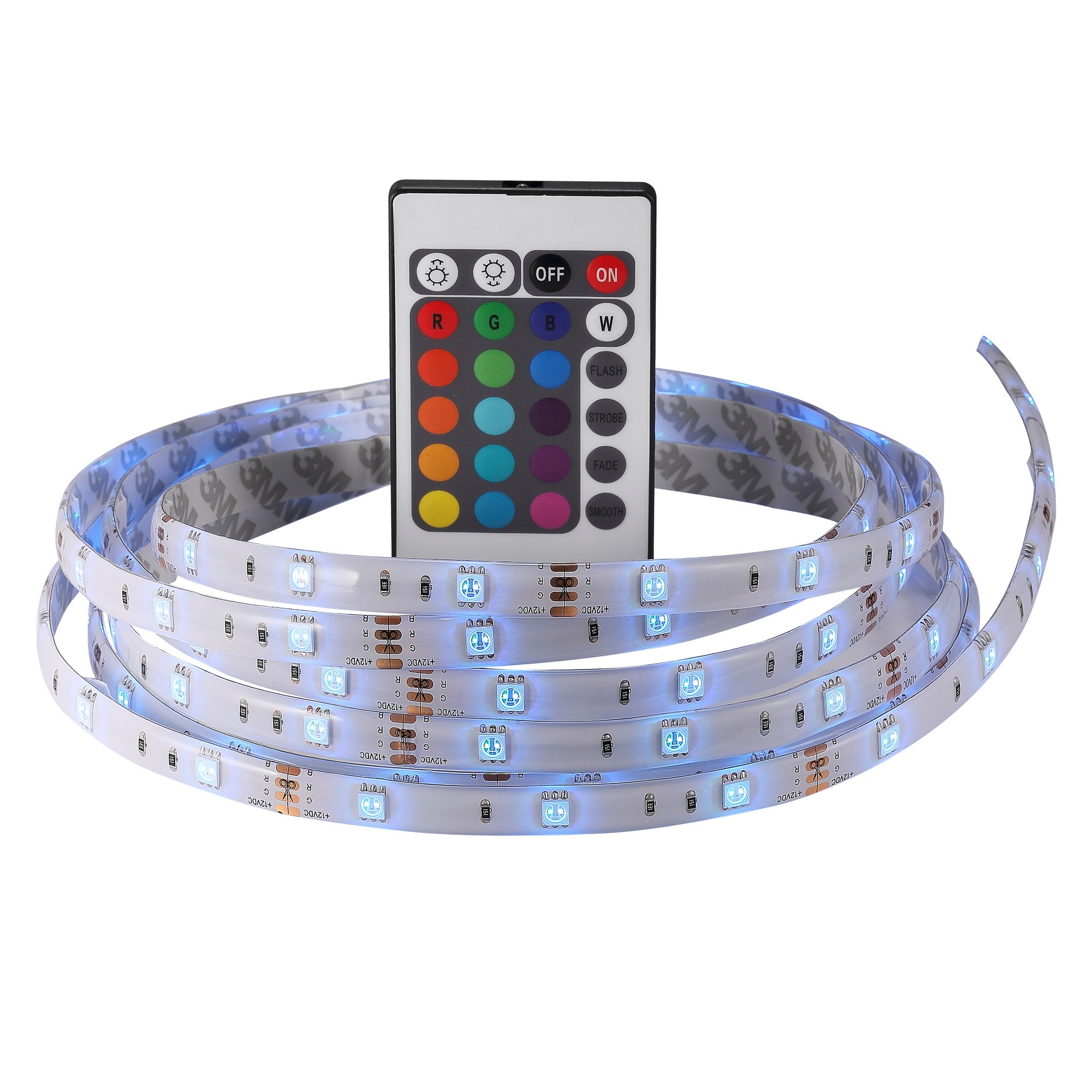 Effet lumineux rectangulaire et discret en silicone, RUBAN LED 3M, NORDLUX