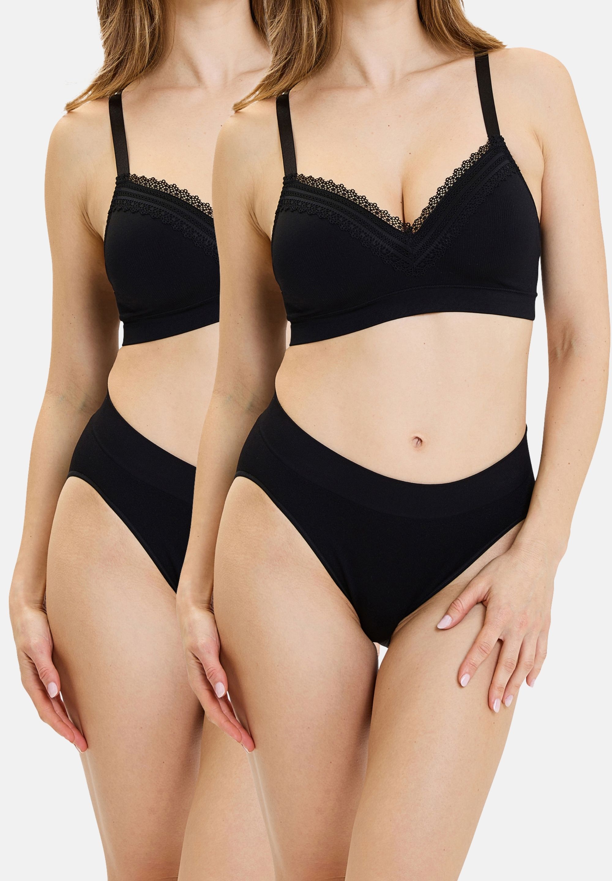 Lot de deux slips ESSENTIEL CONFORT, SANS COMPLEXE