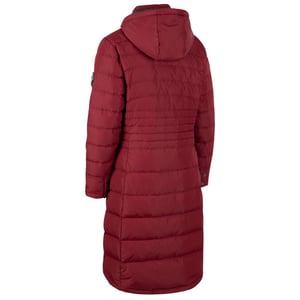 Veste Femme Bettany Warm Down - Longue Coupe, Capuche Amovible Fourrure, Coupe-vent Pour L'hiver