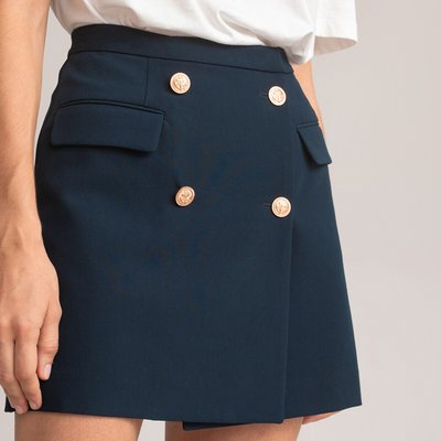 Wrapover Mini Skirt LA REDOUTE COLLECTIONS