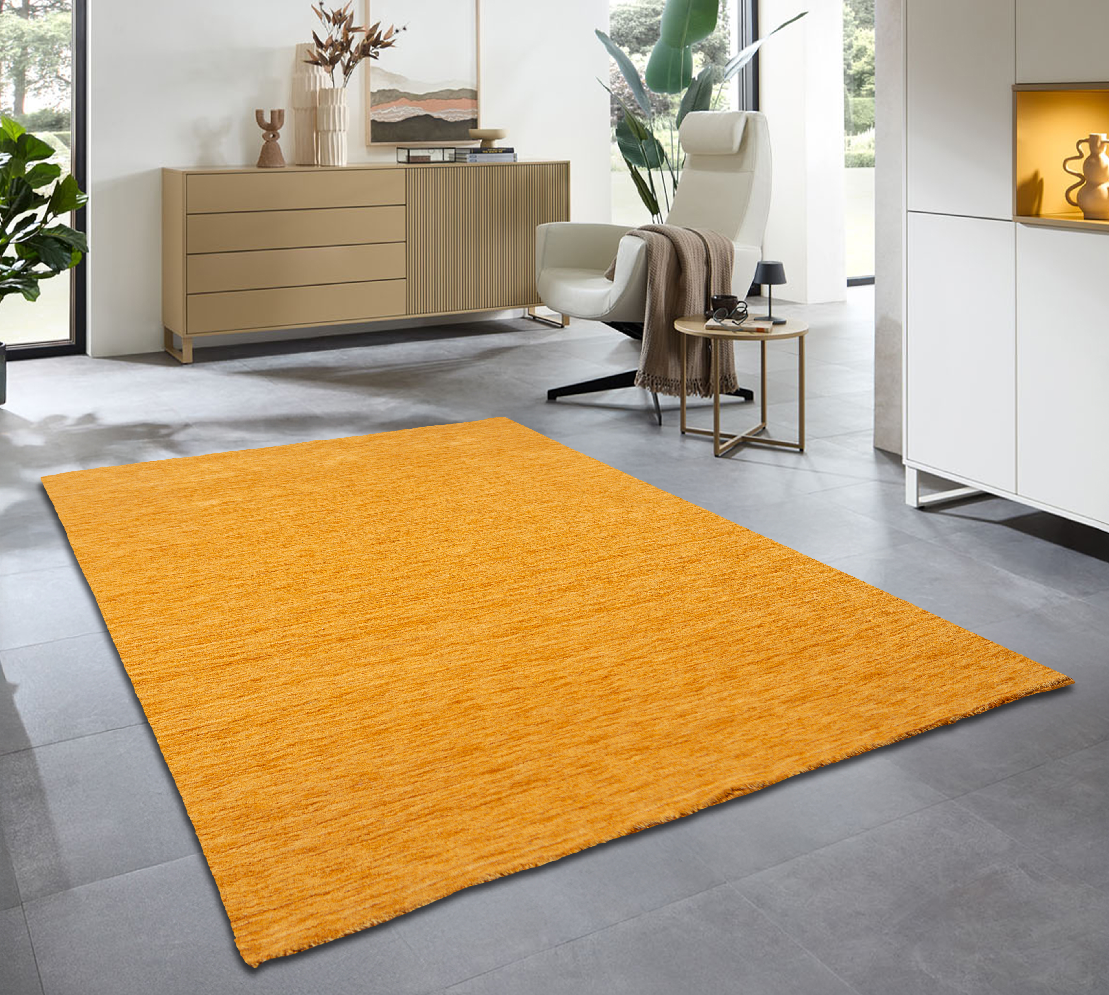 Tapis de salon en laine - LUGABE, THEKO