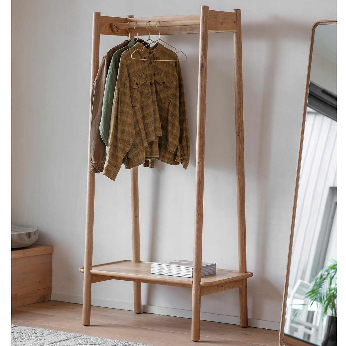 Kargil oak clothes rail light wood So home La Redoute