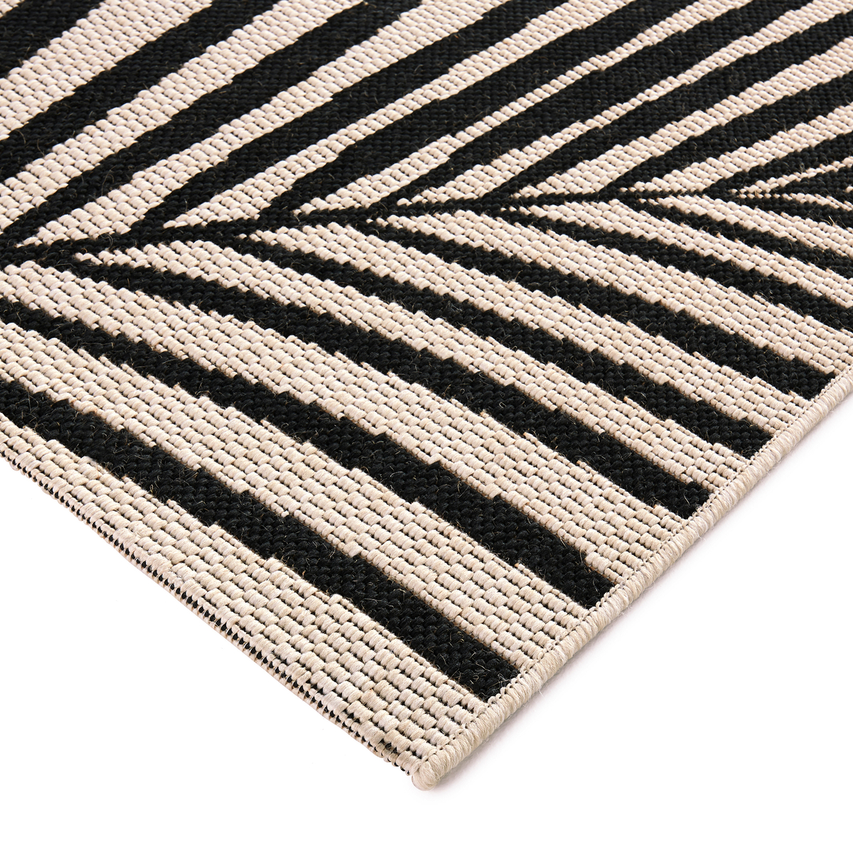 Product photograph of Palmir Foliage Indoor Outdoor Rug from La Redoute UK.