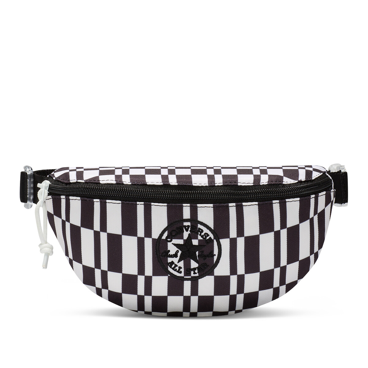 Graphic sling pack bum bag black white Converse La Redoute