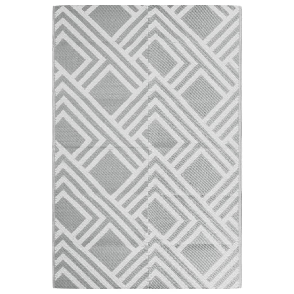 Tapis d’extérieur réversible motif graphique, HOME MAISON