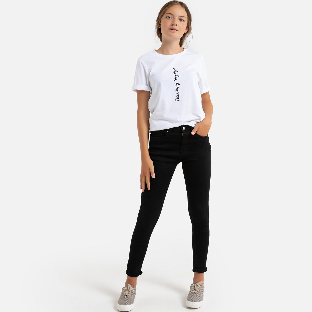 Galeries Lafayette Garçon Vêtements Pantalons & Jeans Jeans Skinny Jean skinny 10-18 ans Gris 