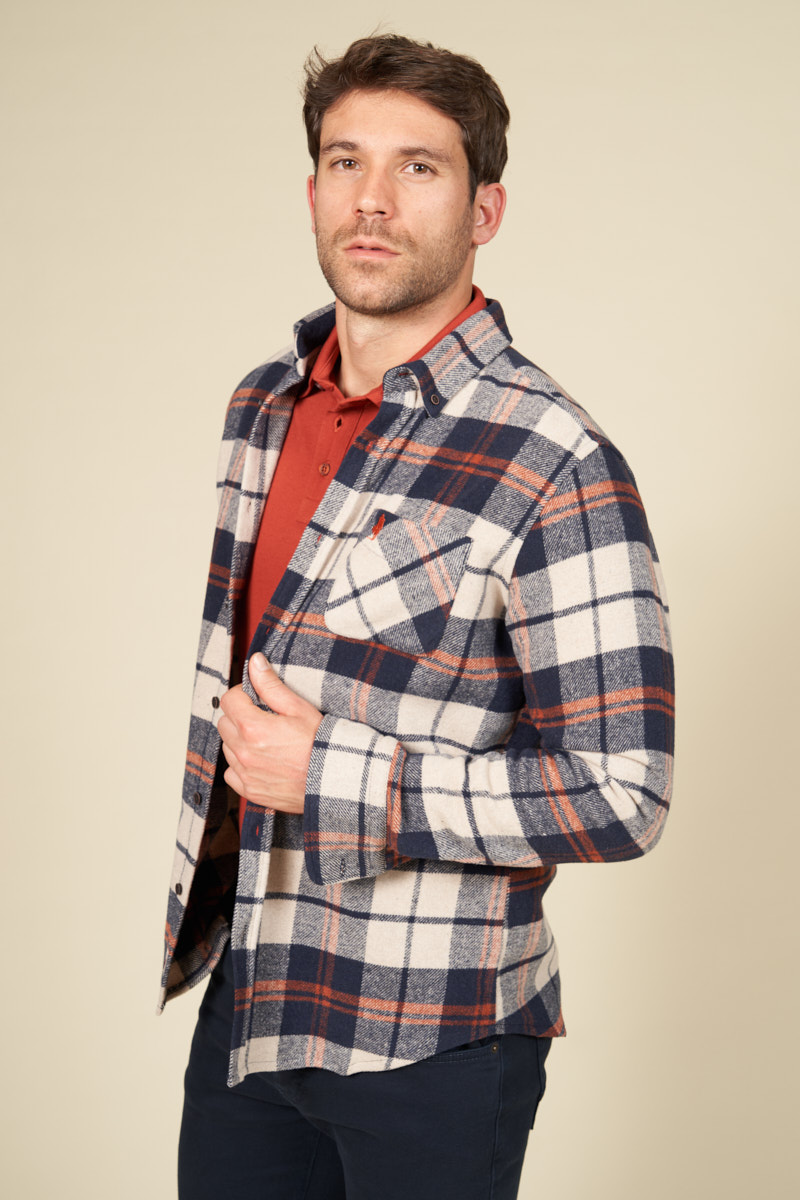 Chemise flanelle épaisse à carreaux, MCS